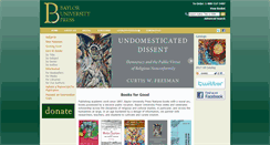 Desktop Screenshot of baylorpress.com