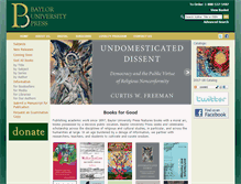 Tablet Screenshot of baylorpress.com